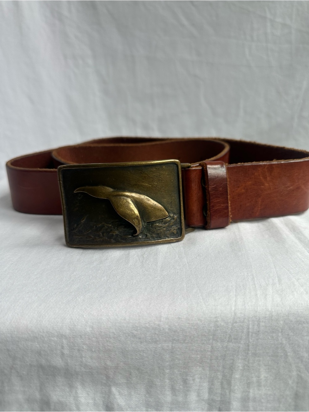 J.Crew x Mister Freedom 2010 Collab | Whale Tail Buckle Leather Belt